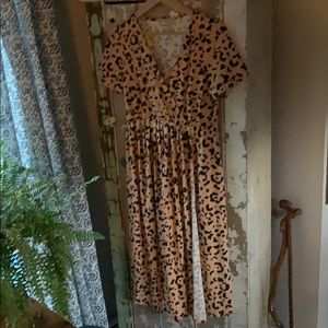 ASOS  animal print maternity dress